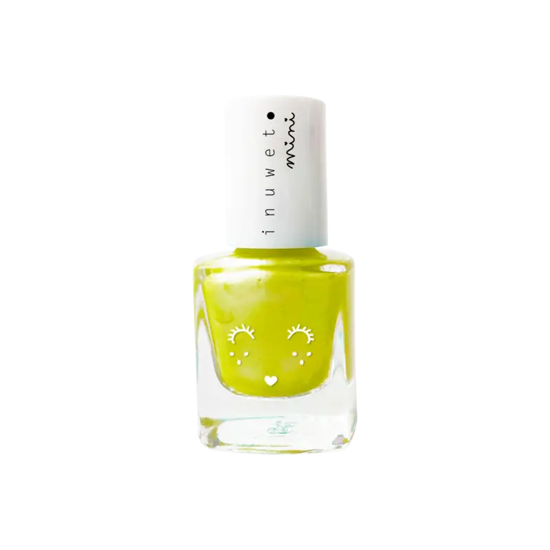 Inuwet Canada Neon yellow scented nail polish - Pineapple