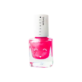 Inuwet Canada Neon pink scented nail polish - Bubble Gum