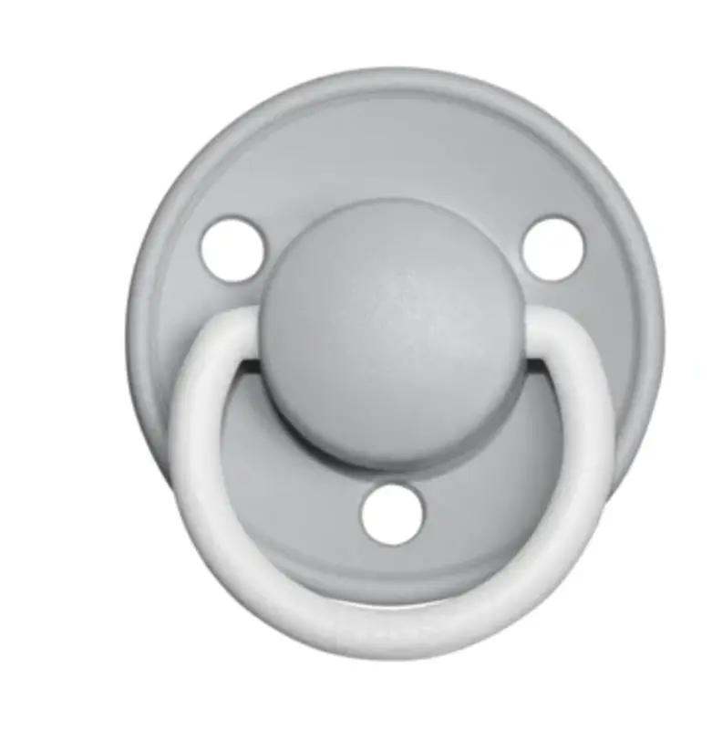 Bibs Set of 2 pacifiers De Lux 6-18 months - Sage / Cloud