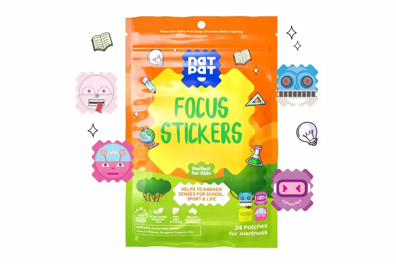 The Natural Patch co. Focus Enhancing stickers