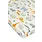 Loulou Lollipop Drap contour pour lit de bébé en mousseline - safari jungle