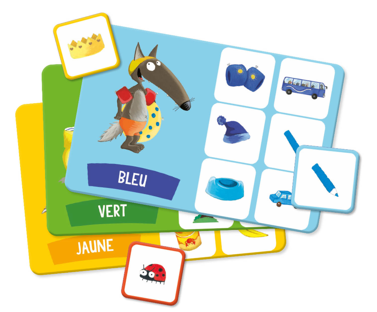 Auzou P'tit Loup - Le loto des couleurs