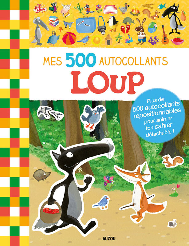 Auzou Mes 500 autocollants Loup