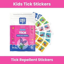 The Natural Patch co. Tick repellant stickers for kids - 24pk