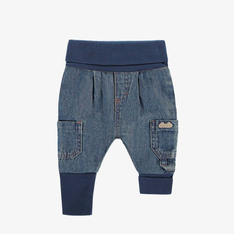 Souris Mini EVOLUTIVE PANTS IN STRETCH DENIM (baby)