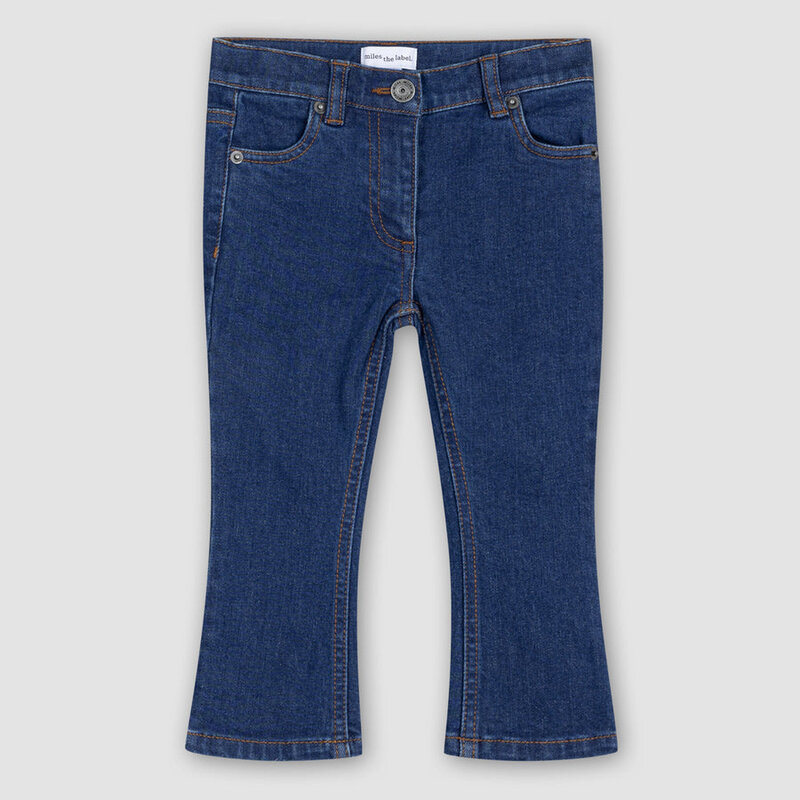 Jeans bleu classique a bas evase Hello Co Baby Store