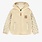 Souris Mini Veste beige à capuchon avec fermeture éclair en sherpa et peluche (3 - 6 ans)