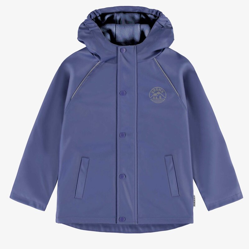 Souris Mini Manteau imperméable bleu en polyuréthane (3-6ans)