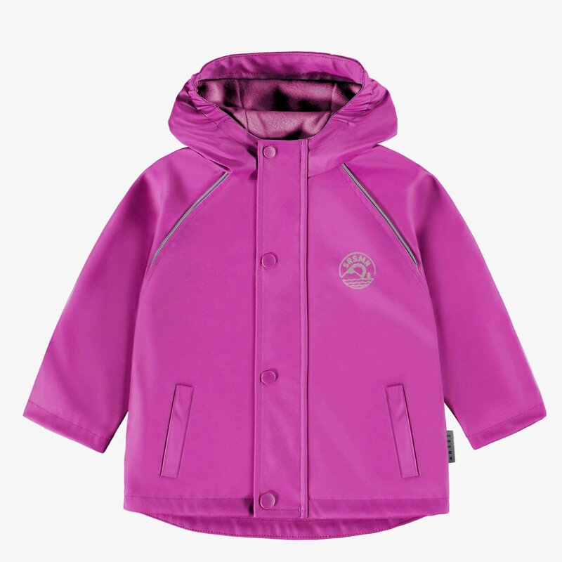 Souris Mini Purple waterproof coat in polyurethane (18-24m / 2-3 Y)