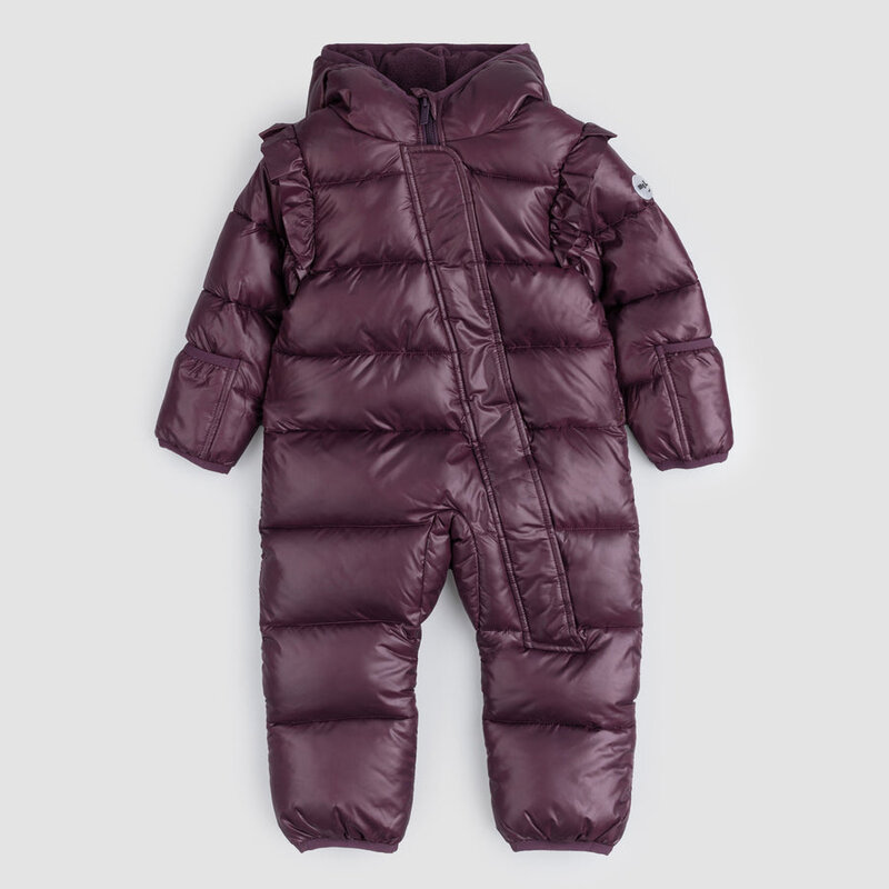 Miles the label Combinaison de neige prune (3m-24m)