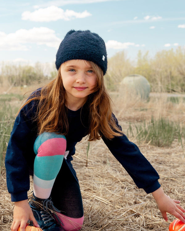 Deux Par Deux Collants à rayures multicolores (5-6ans/10-12ans)