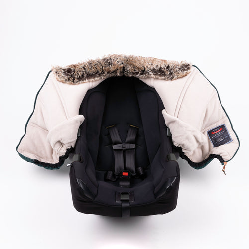Petit Coulou Winter Car Seat Cover - Onyx Classic Collection