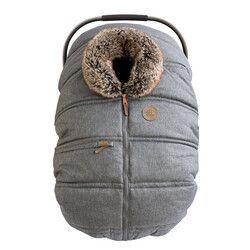 Petit Coulou 3 Seasons Car Seat Cover - Classic Collection - Graphite