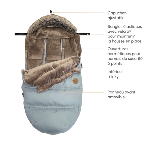 Petit Coulou Footmuff cover for pram and stroller - Galaxy