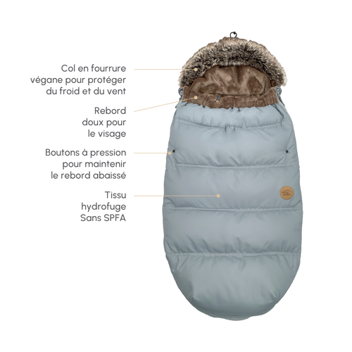 Petit Coulou Footmuff cover for pram and stroller - Galaxy