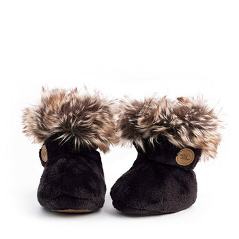 Petit Coulou Bottines d'hiver pour bébé - Onyx (6-12mois)