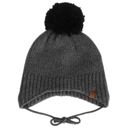 Calikids Tuque avec protection coupe-vent - Charcoal (9-24m/6-10ans)