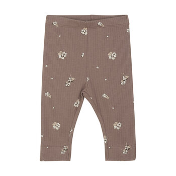 Fixoni Legging côtelé à imprimer de bleuets - (0m/12m)