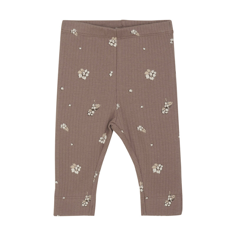 Fixoni Legging côtelé à imprimer de bleuets - (0m/12m)