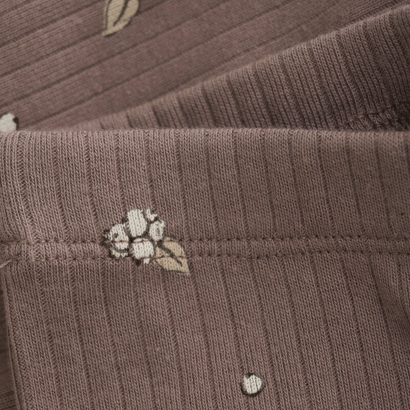 Fixoni Legging côtelé à imprimer de bleuets - (0m/12m)