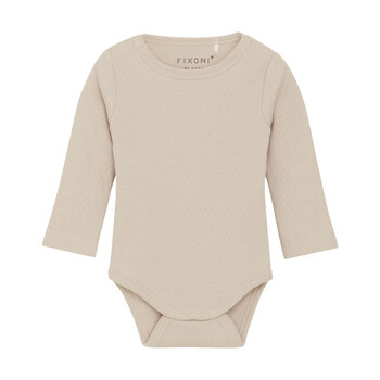 Fixoni Cache-couche côtelé - Beige  (0m/12m)