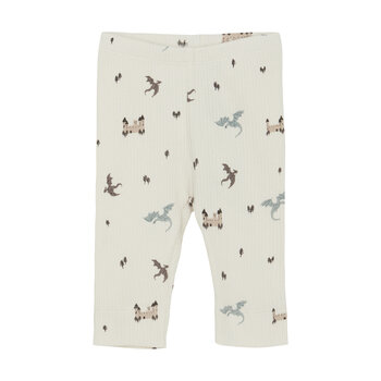 Fixoni Legging côtelé à imprimé de dragons (0m/12m)