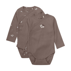 Fixoni Ensemble 2 pièces cache-couche à imprimé de bleuets (0m/9m)