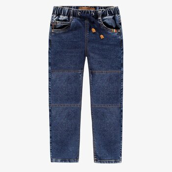 Souris Mini Regular fit dark blue pants in light denim (7/10y)