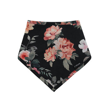 Belan . J Bandana Bib - Midnight blossom (One size)