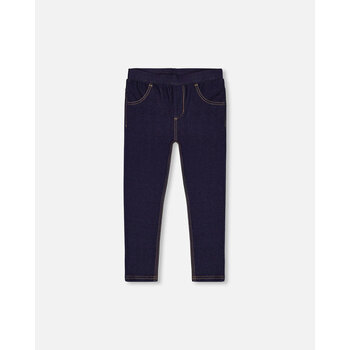 Deux Par Deux Dark Blue Denim Jeggings (7/10y)