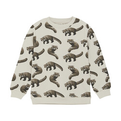 minymo Sweatshirt à imprimé de panda roux (3ans/7ans)
