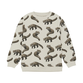 minymo Sweatshirt red panda print (3y/7y)