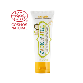 Jack N' Jill Natural toothpaste 50g - Banana