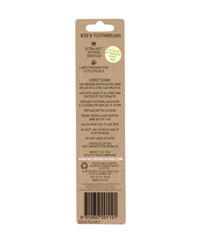 Jack N' Jill Brosse à dents biodégradable - Licorne