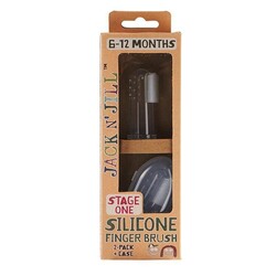Jack N' Jill Silicone Finger Brush Stage (stage one 6-12m)