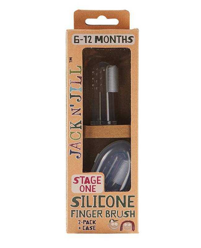 Jack N' Jill Silicone Finger Brush Stage (stage one 6-12m)