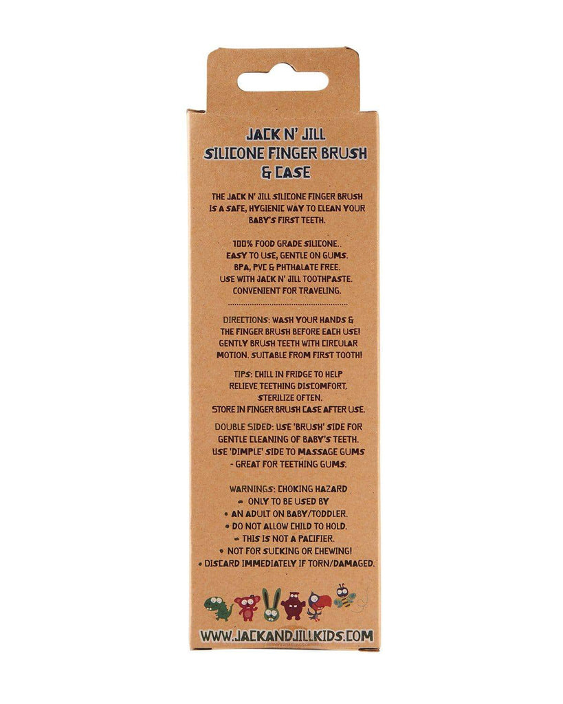 Jack N' Jill Silicone Finger Brush Stage (stage one 6-12m)