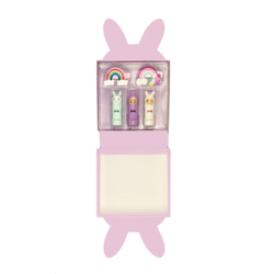 Inuwet Canada Boîte Lapin (3 baumes à lèvres + 2 barrettes)