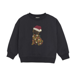 minymo Sweatshirt chien de Noël (3ans/6ans)