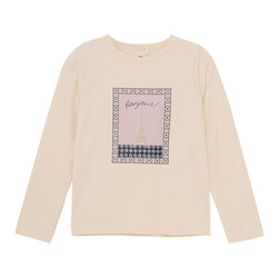 En-fant T-shirt manches longues bonjour (2-10ans)