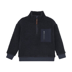 En-fant Pullover Teddy à zip - Navy