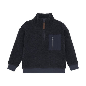 En-fant Pullover Teddy à zip - Navy