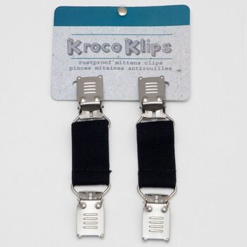 Calikids Kroko mitten clips - Black