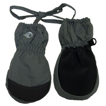 Calikids Baby corded mittens (without thumbs) - Charcoal (6month/24month)