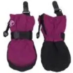 Calikids Baby Mitten with Clip - No Thumb - Fuschia (12/24month)