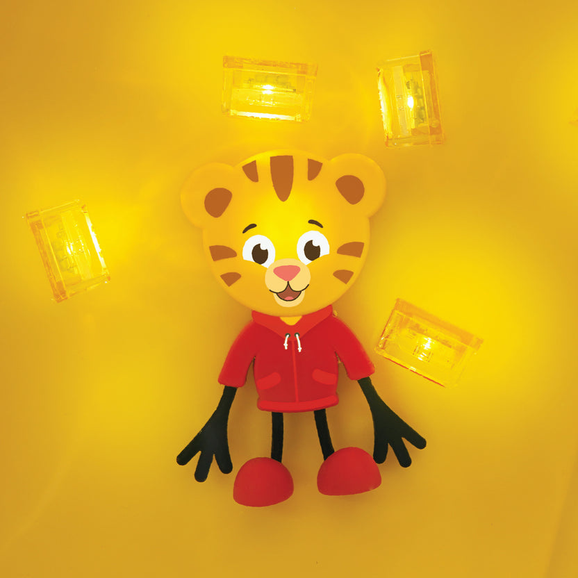 Glo Pals Personnage avec 2 cubes lumineux - Daniel Tiger