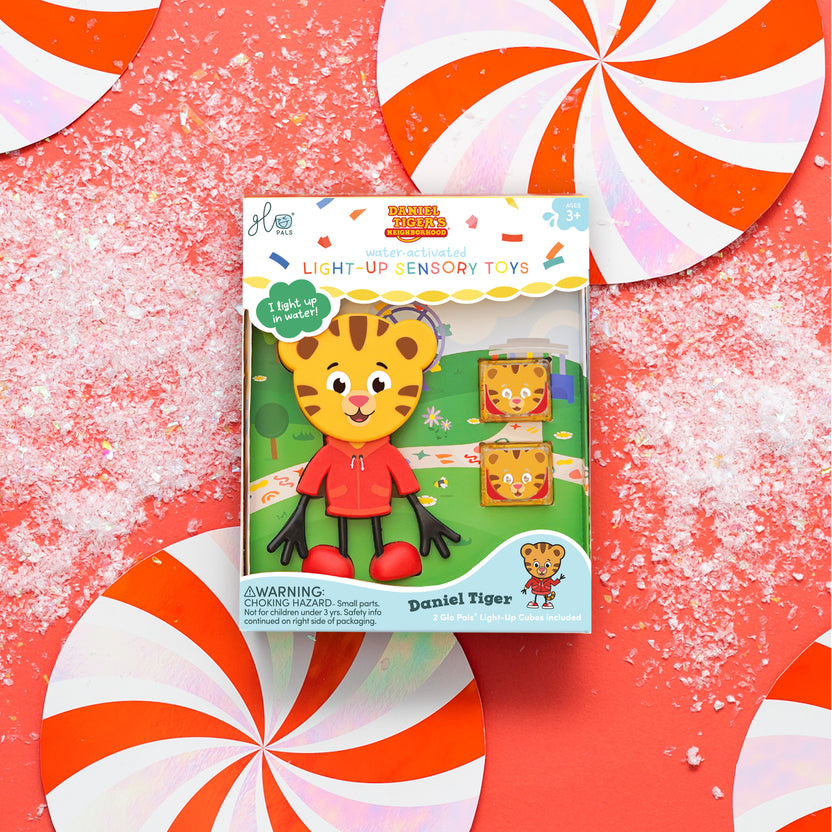 Glo Pals Personnage avec 2 cubes lumineux - Daniel Tiger