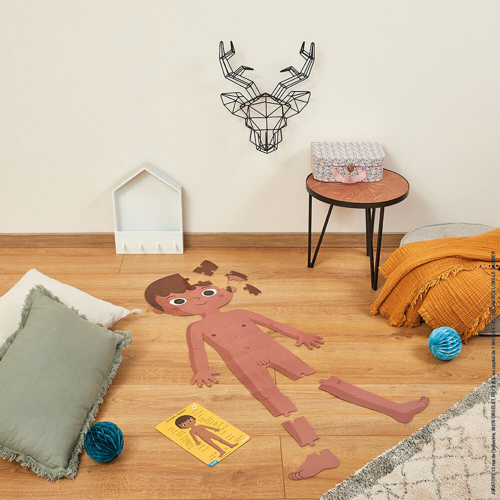 Janod Corps humain - Casse-tête éducationnel 4 en 1 (5+)