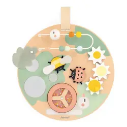 Janod Panneau d'activité en bois - Sweet cocoon (12m+)