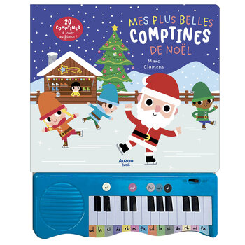 Auzou Livre piano - Mes plus belles comptines de Noël